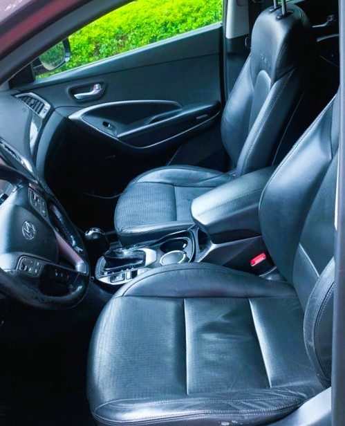 Hyundai SantaFe, plate RAI 700 N — Front seats